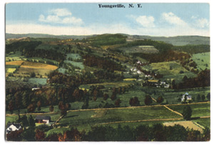 Postcard of Youngsville, NY.
